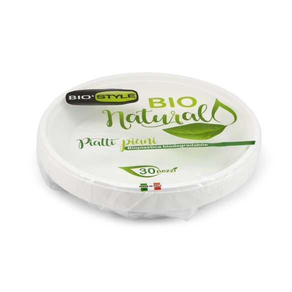 Piatti Piani BIO 30 pz GIOSTYLE