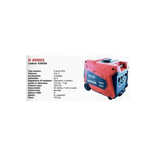 Motogeneratore Silenziato Inverter D...