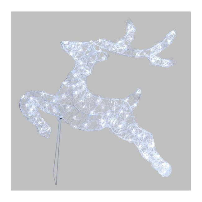 Renna Galoppante h65 cm 100 gocce Led...