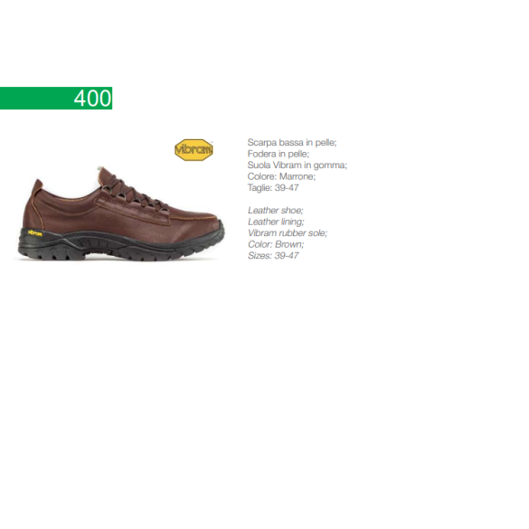 Scarpa Bassa In Pelle Pieno Fiore Taglie Assortite TREEMME