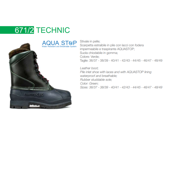 Stivale Doposci 4x4 Con Scarpetta...