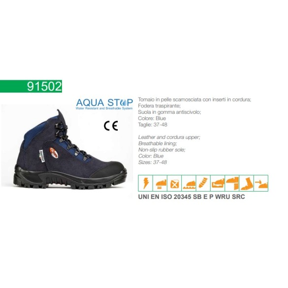 Scarpa Trekking/Antinfortunistica mod. 91502 Acquastop Taglie Assortite TREEMME