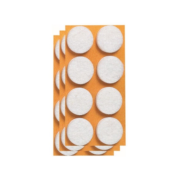 Feltrini per Sedie 22 mm 24 pz ELIPLAST