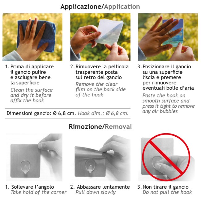 Gancio Stik & stak ELIPLAST