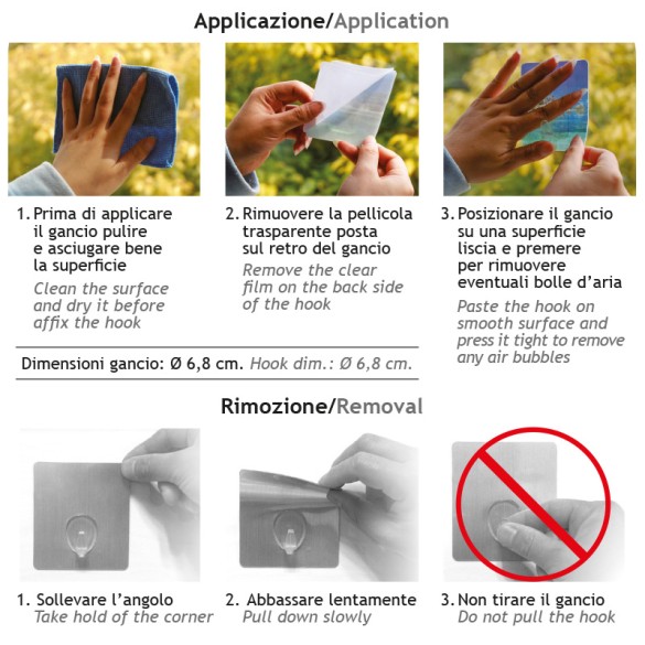 Gancio Stik & stak ELIPLAST