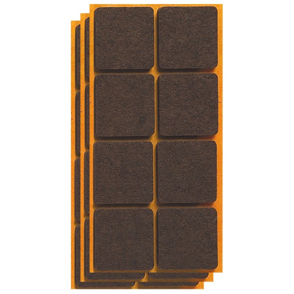 Feltrini per Sedie 25x25 mm 24 pz ELIPLAST