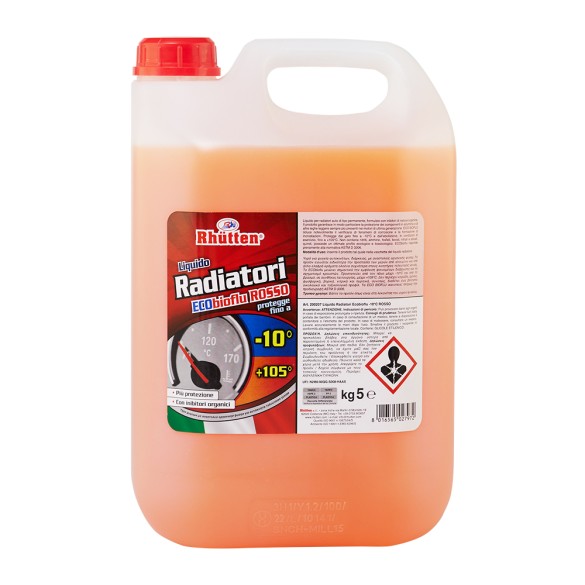 Olio per Radiatori Rosso -10 C 5 KG Rhutten