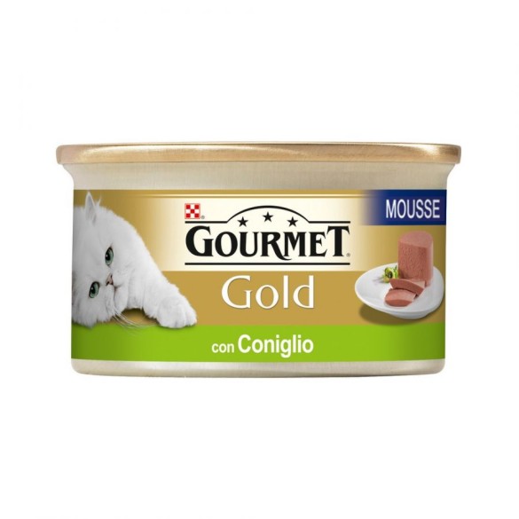 Gourmet Gold Gatto Mousse Con Coniglio gr. 85 PURINA