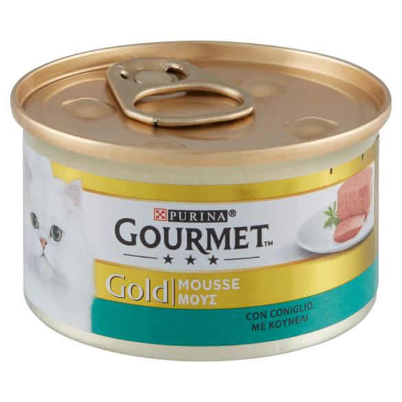 Gourmet Gold Gatto Mousse Con Coniglio gr. 85 PURINA