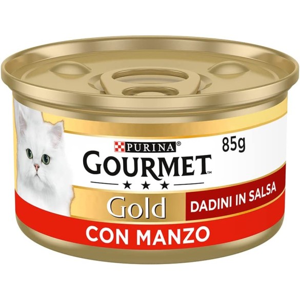 Gourmet gold Gatto Dadini Con Manzo gr. 85 PURINA