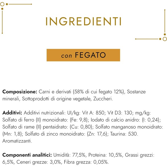 Gourmet Gold Gatto Mousse con Fegato gr. 85 PURINA
