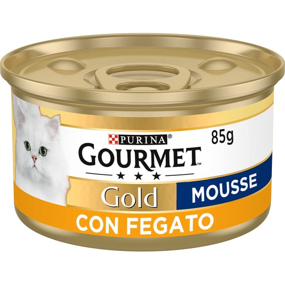 Gourmet Gold Gatto Mousse con Fegato gr. 85 PURINA