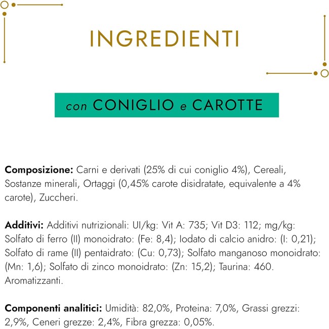 Gourmet Gold Dadini Gatto Coniglio e...