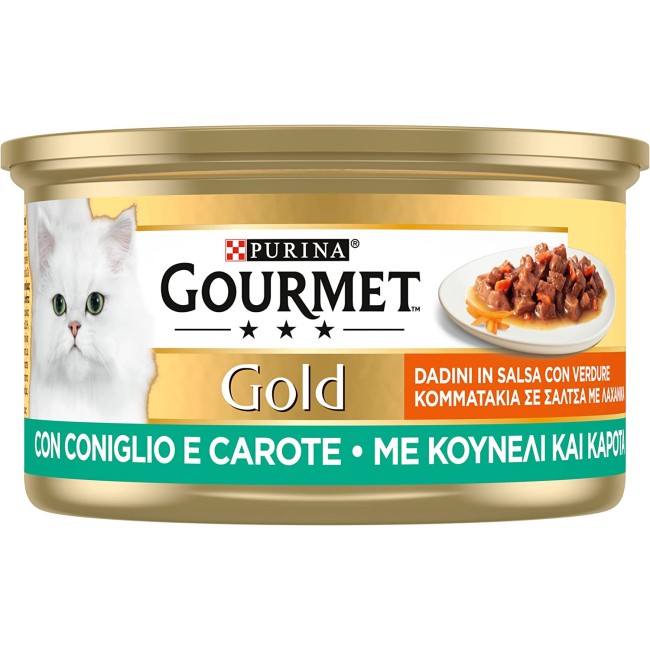 Gourmet Gold Dadini Gatto Coniglio e...