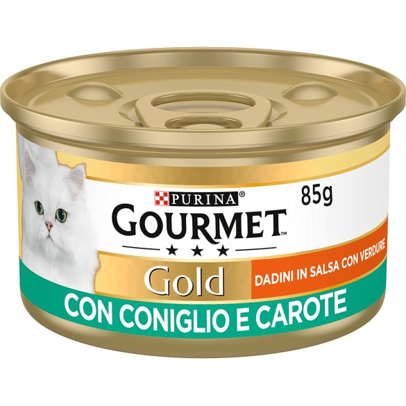Gourmet Gold Dadini Gatto Coniglio e Carote  gr. 85 PURINA
