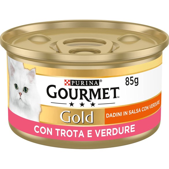 Gourmet Gold Gatto Dadini  Trota e Verdure  gr. 85 PURINA