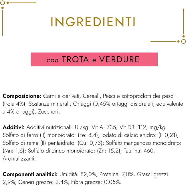 Gourmet Gold Gatto Dadini  Trota e...
