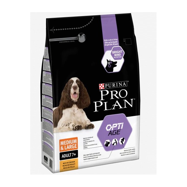 Purina proplan adult 7+ medium large...
