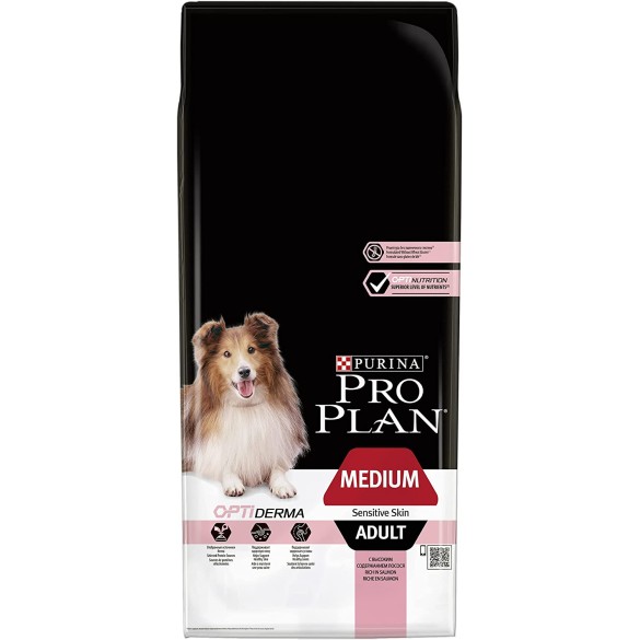 Proplan Cane Adult Medium Optiderma 14 Kg Purina