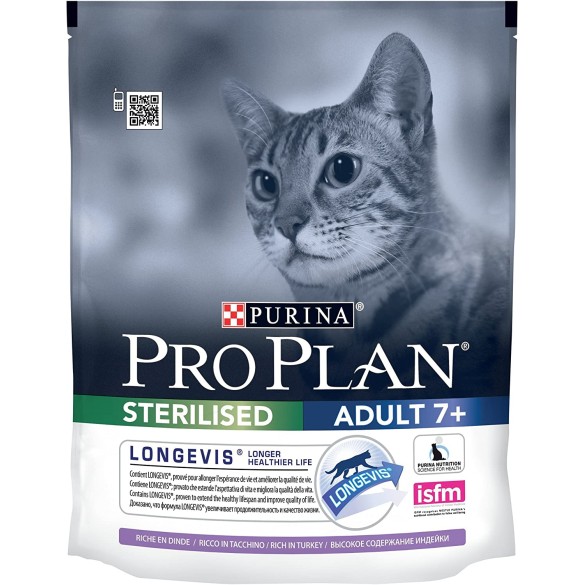 PURINA PRO PLAN Gatto Sterilizzato 7 + Al Tachino Da 400gr