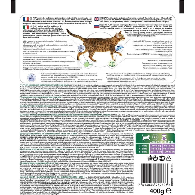 PURINA PRO PLAN Gatto Sterilizzato 7...