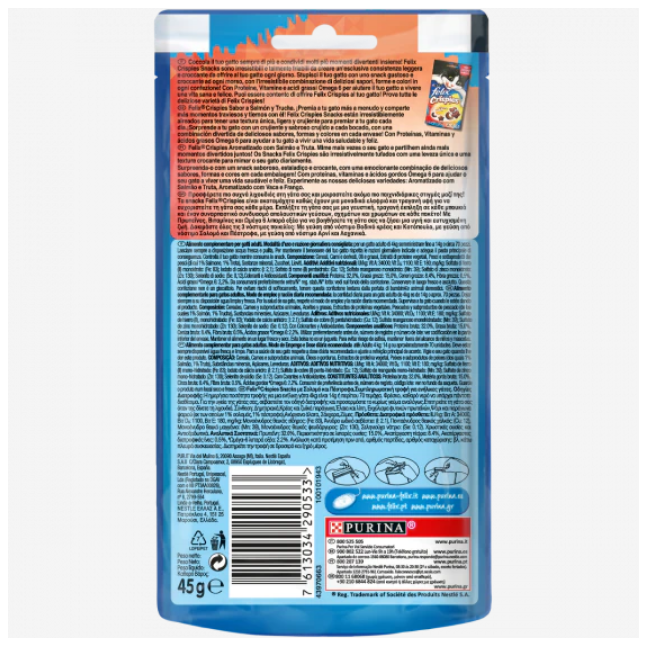 Gatto Friskies Crispies Salmone e...