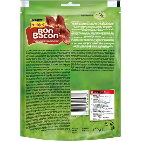 Friskies Cane Bon Bacon 120 gr Purina