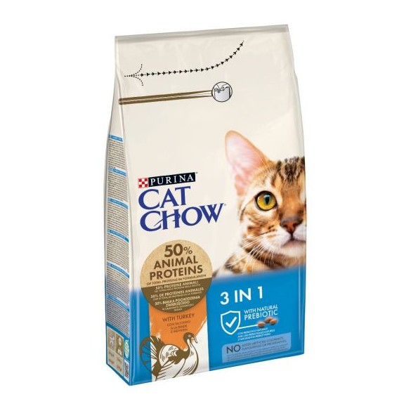 Cat Chow Gatto 3in1 Tacchino 1,5 Kg PURINA