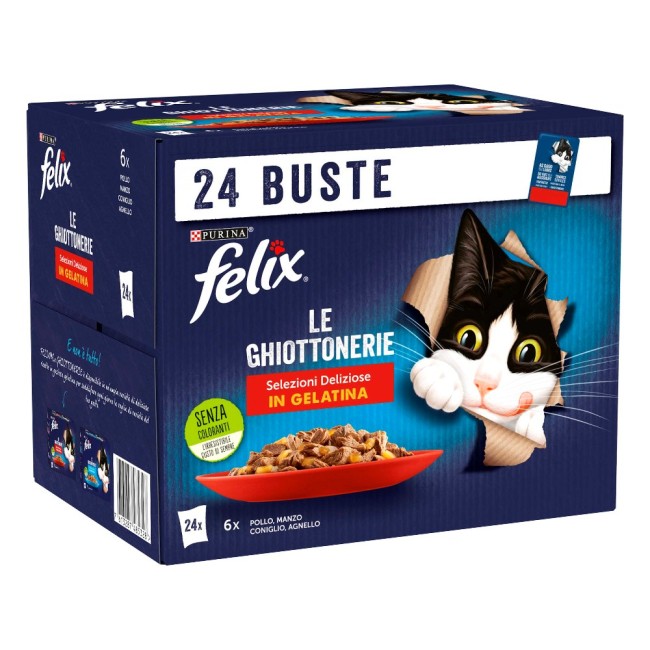 Purina Felix le Ghiottonerie 24x85 gr