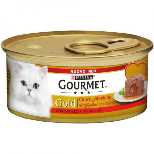 Gourmet Gold Cuore Caldo con Manzo gr. 85 PURINA