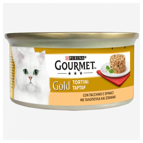 Gourmet gold Gatto Tortini Tacchino e Spinaci gr. 85 PURINA