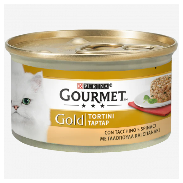 Gourmet gold Gatto Tortini Tacchino e Spinaci gr. 85 PURINA
