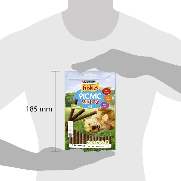 Purina Friskies Picnic Snack Cani Varietà, 100g