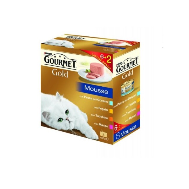 Gourmet gold Gatto Multipack 8x85 gr...