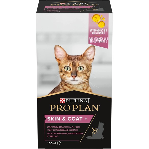 Purina Pro Plan Supplements Gatto Skin&Coat+ 150 ml