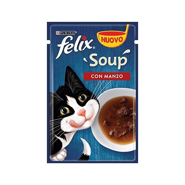 Purina Felix Soup per Gatti da 48 Gr...