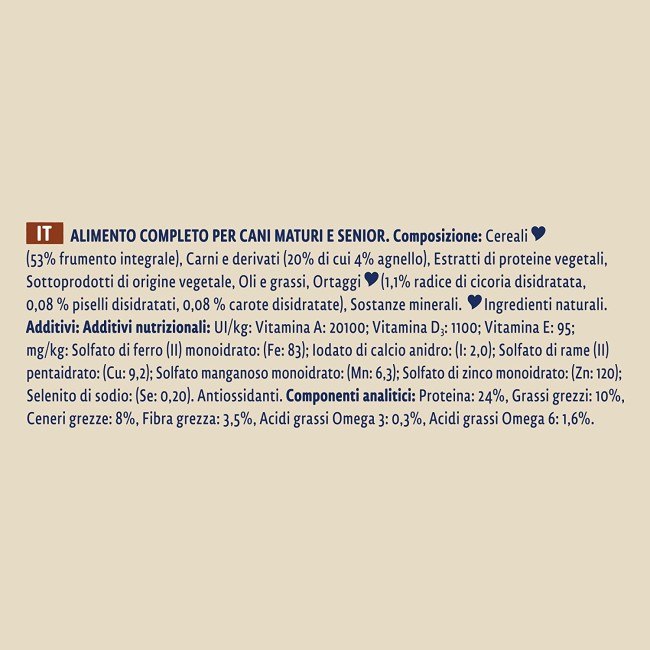 Cane Dog Chow Mature Agnello 14 Kg...