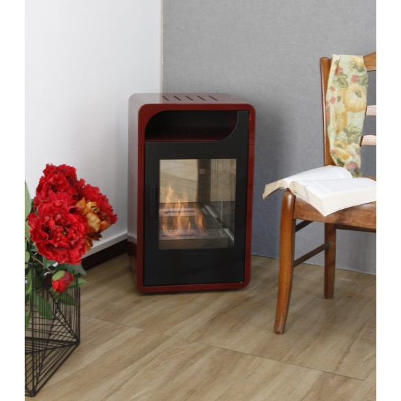Stufa a Bioetanolo Fiammetta Junior Statica Biege / Bordeaux