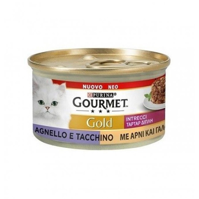 Gourmet Gold Gatto Intrecci Tacchino...
