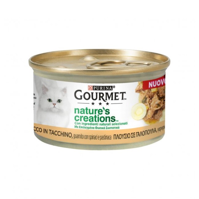 Gourmet Gatto Tacchino e Spinaci gr....