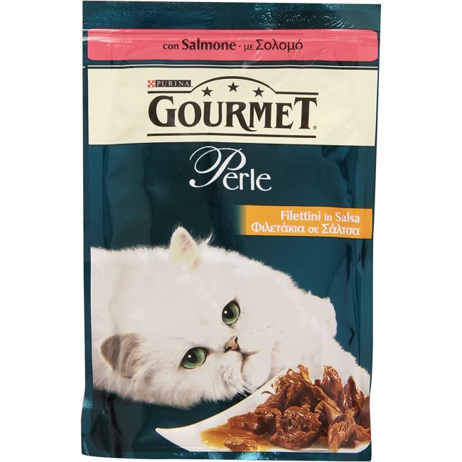 Gatto Perle Filettini di Salmone in...