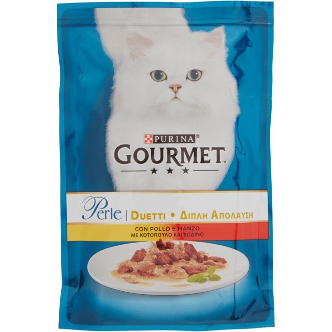 Gatto Perle Duetti Con Pollo E Manzo...