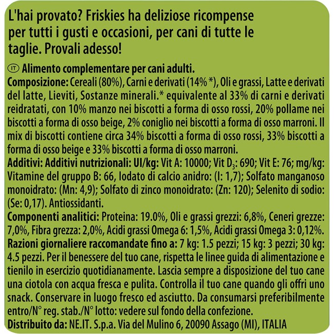 Friskies Biscuit Deli Mix 500gr Purina