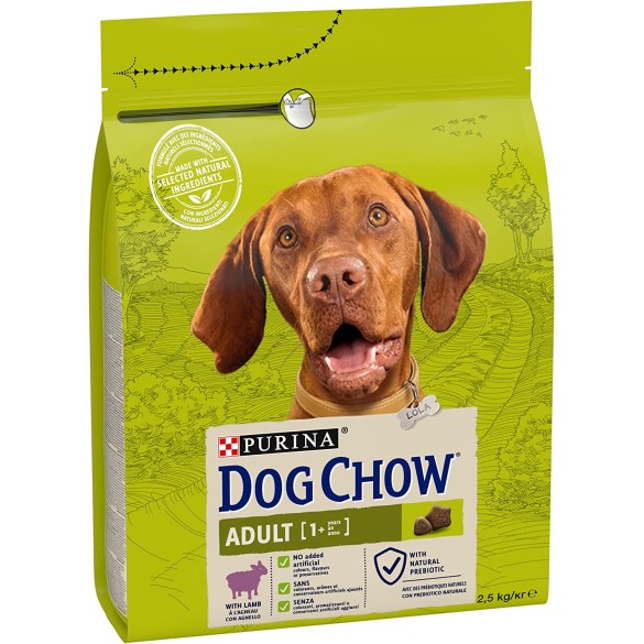 Cane Dog Chow Adult Agnello 2,5 Kg Purina