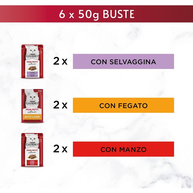 Gatto Mon Petit Selvaggina Fegato e...
