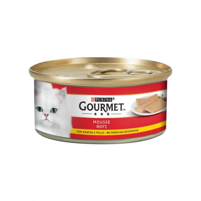 Gourmet Gatto Mousse Anatra e Pollo...