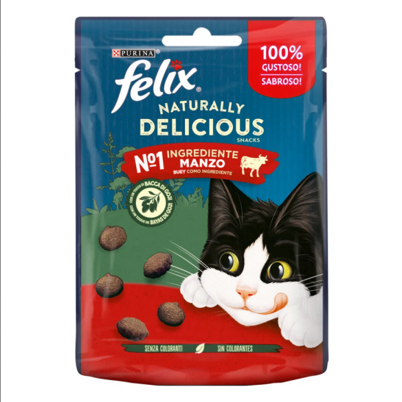 Felix Naturally Delicious Manzo e Goji 50 gr PURINA