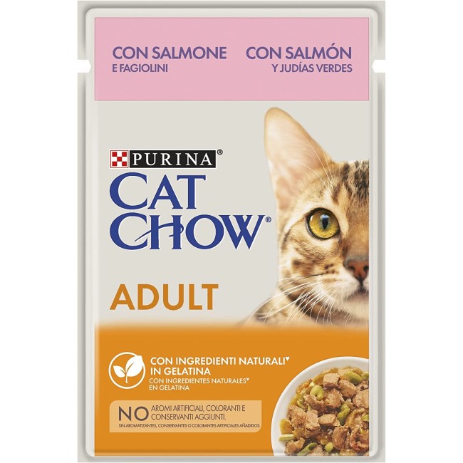 Cat Chow Adult 1+ Salmone e Fagiolini...