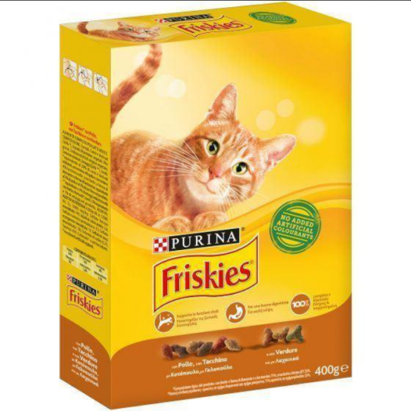 Friskies Gatto Crocchette Pollo e Tacchino 400 gr Purina