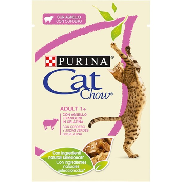 Cat Chow Adult 1+ Agnello e Fagiolini 85gr PURINA